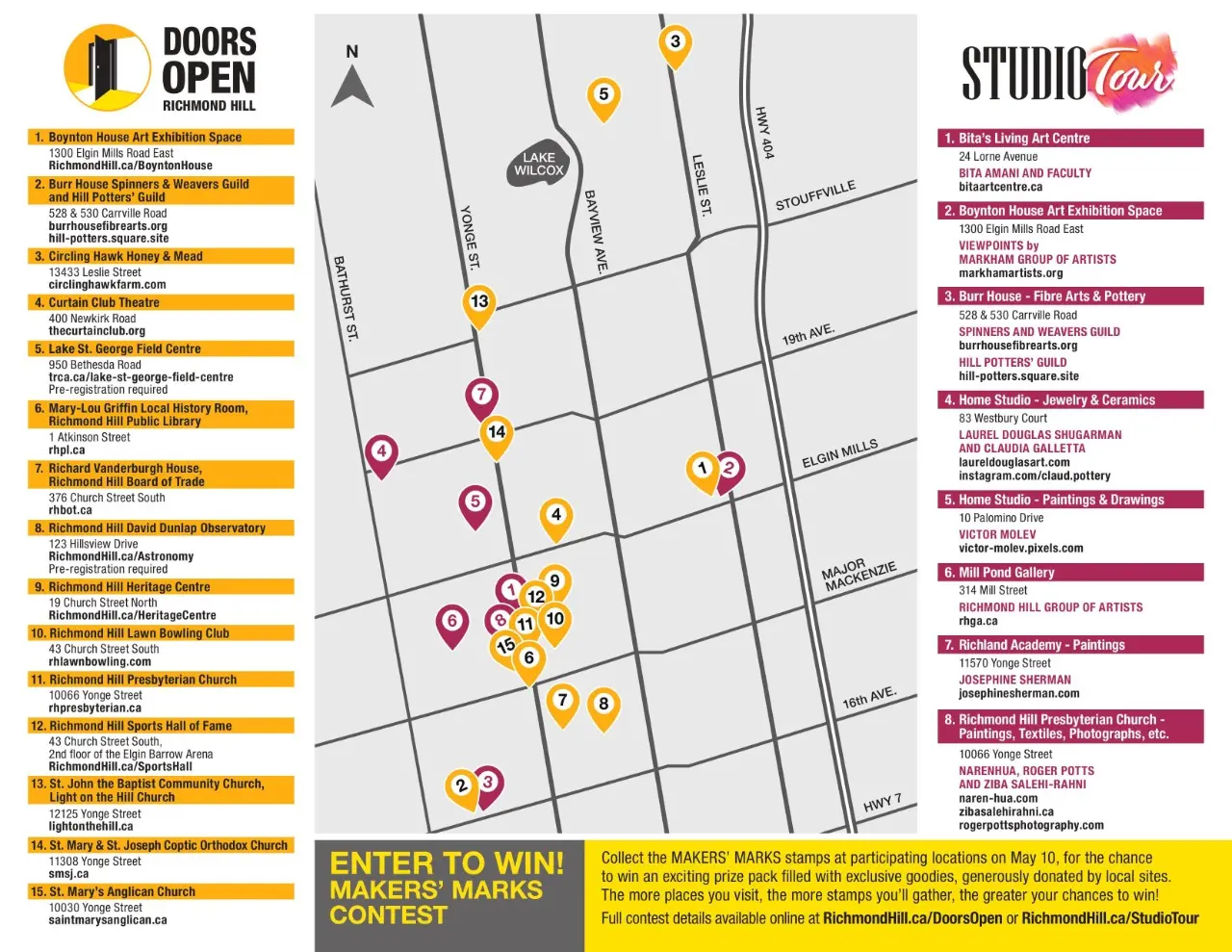 Doors_Open_Richmond_Hill_2025_studio_tour_map