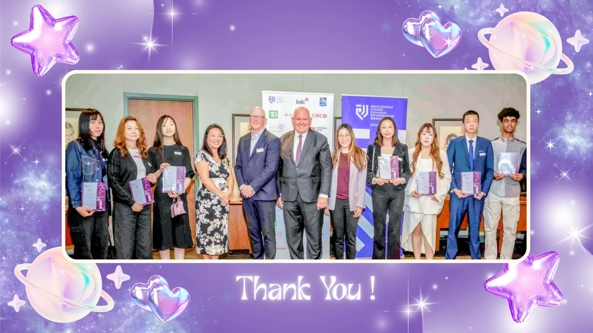 ACCE_appreciation_dinner_2025_president_Yvonne_Chan_&_Markham_mayor_Frank_Scarpitti_&_Markham_councillor_Isa_Lee_&_volunteers_group_photo