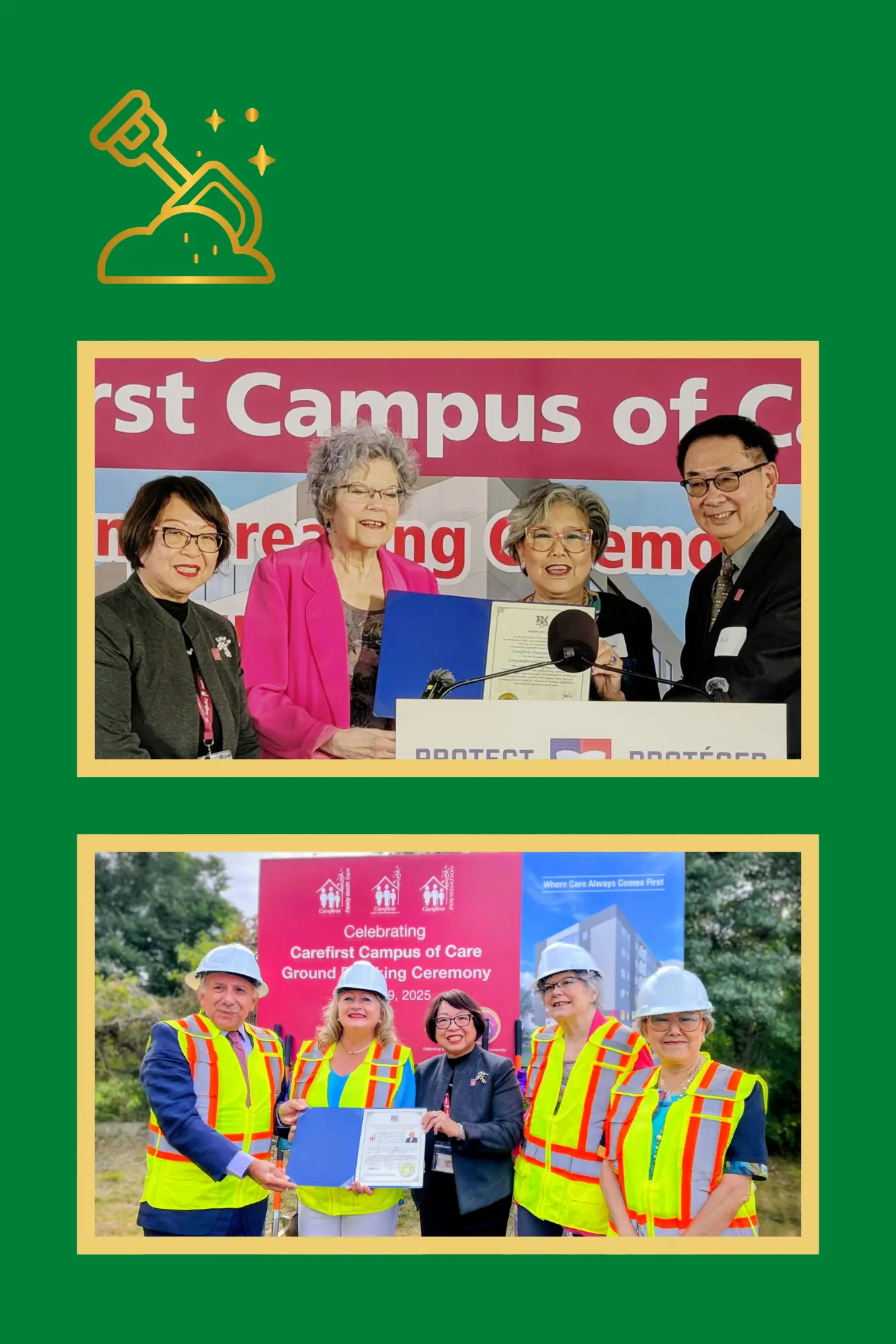 Carefirst_Campus_of_Care_groundbreaking_ceremony_provincial_councillors_present_appreciation_letters_to_rep.