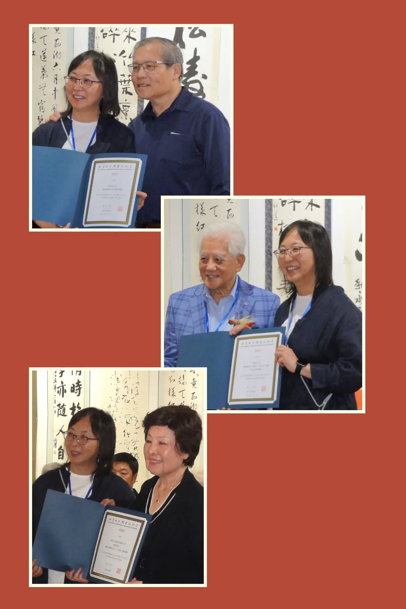 CCAC_Members_Exhibition_&_New_Board_Inauguration__president_Katherine_Kwan_present_appreciation_letters_to_donars