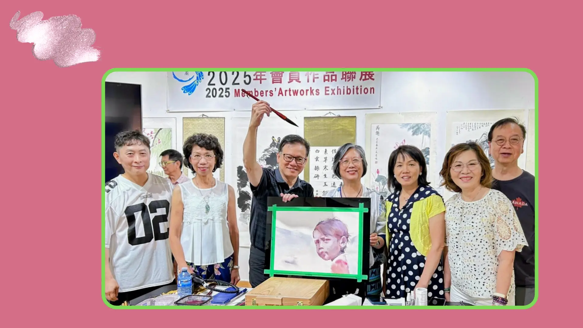 Chinese_Art_and_Education_Association_2025_members’_art_exhibition_artwork_demonstration_rep_&_guests_group_photo