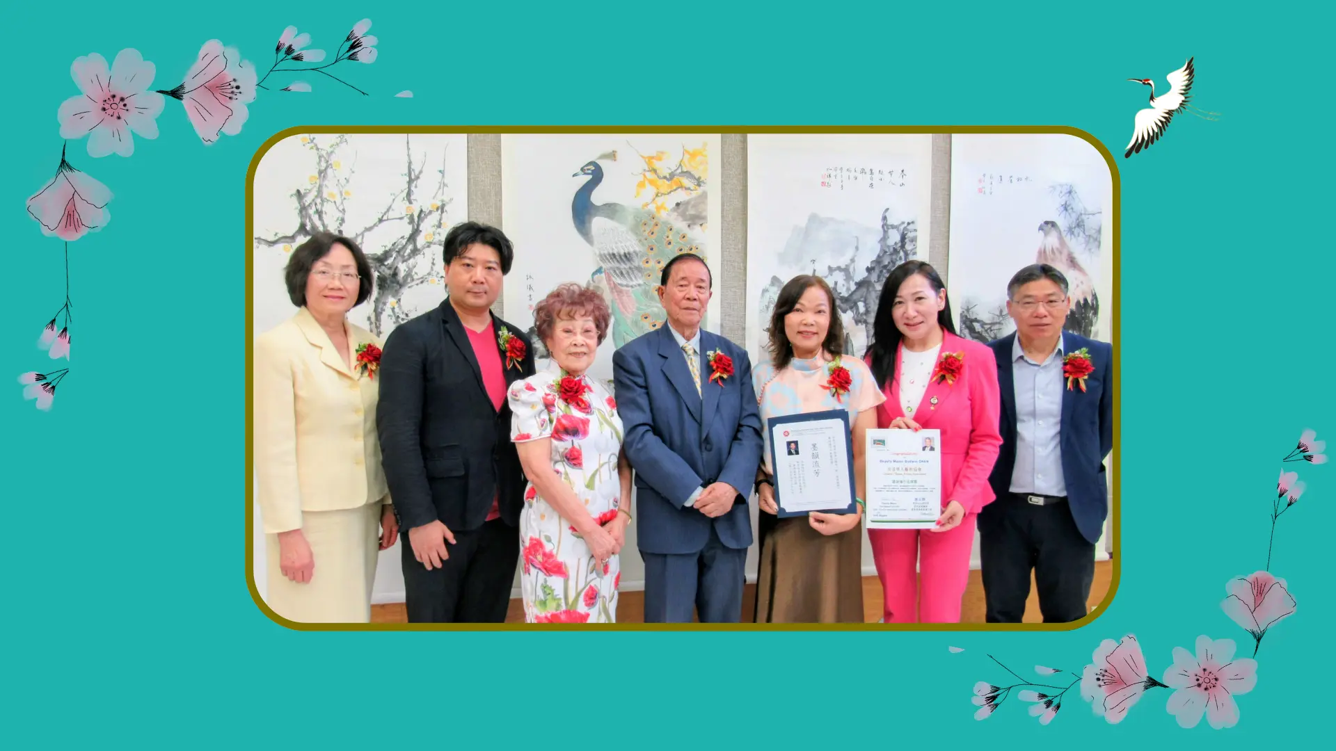 Doris_Siu_art_exhibition_opening_ceremony_Doris_Siu_&_guests_group_photo
