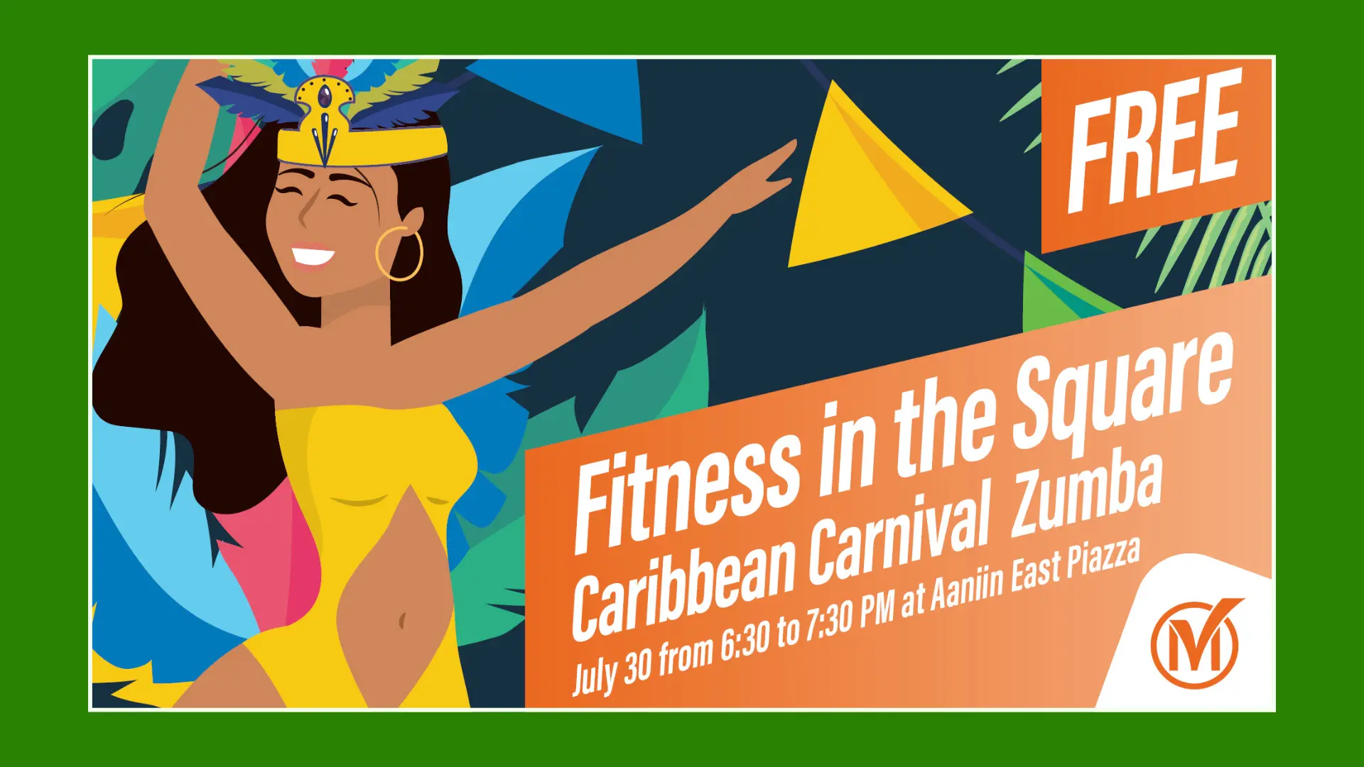 Markham_2025_Summer_outdoor_free_activities_Summer_Fitness_in_the_Square_Zumba_Caribbean_Carnival_Zumba_party