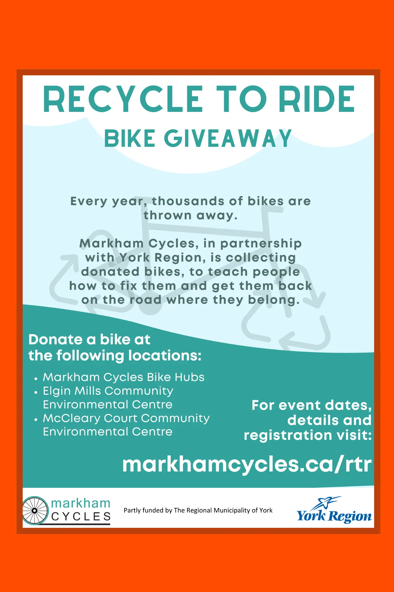 Markham_Cycles_offer_free_repair_and_giveaway_program_in_summer