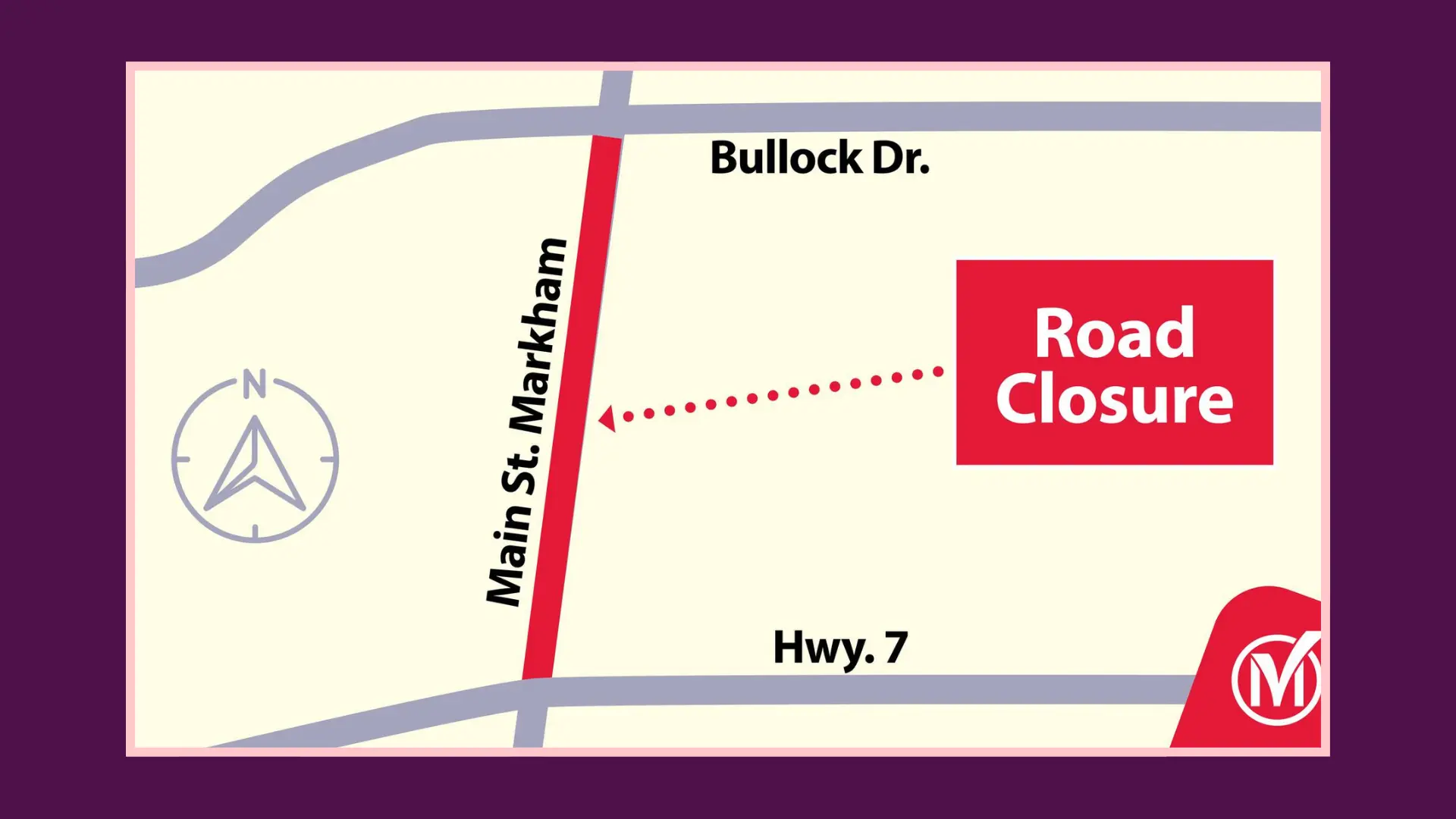 Markham_Village_Music_Festival_2025_road_closure_map