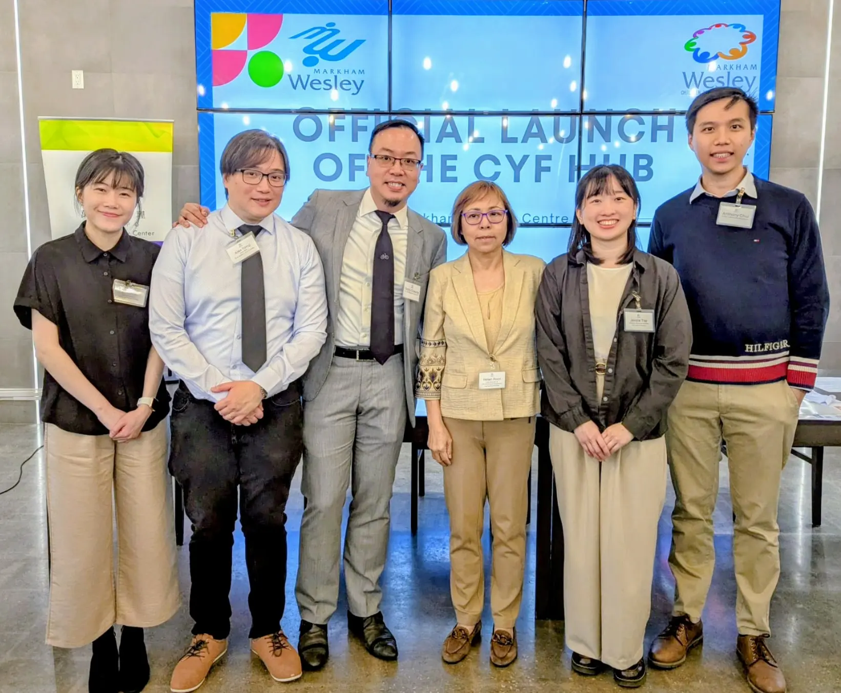 Markham_Wesley_Centre_CYF_Hub_launch_research_team