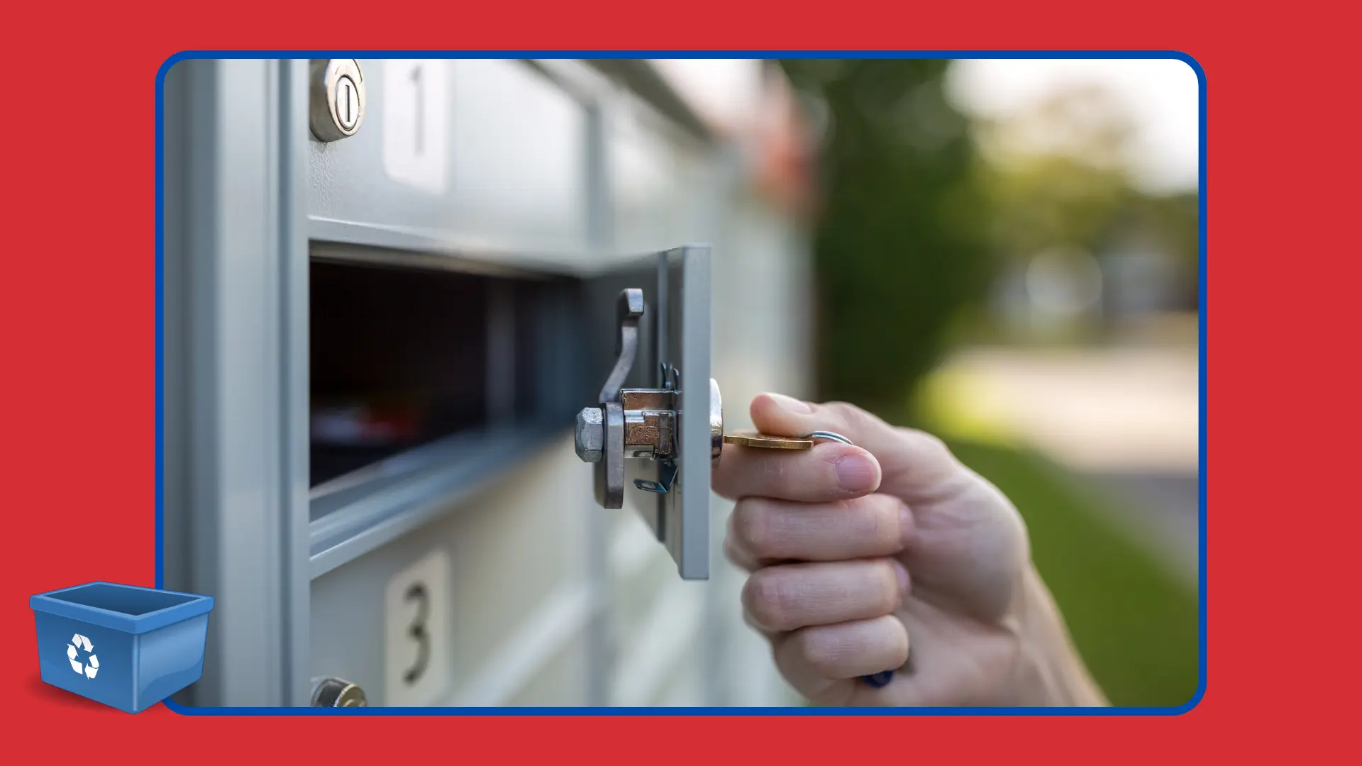 Markham_community_mailbox_blue_box_removed_by_October_resident_bring_the_flyer_to_home_for_recycling