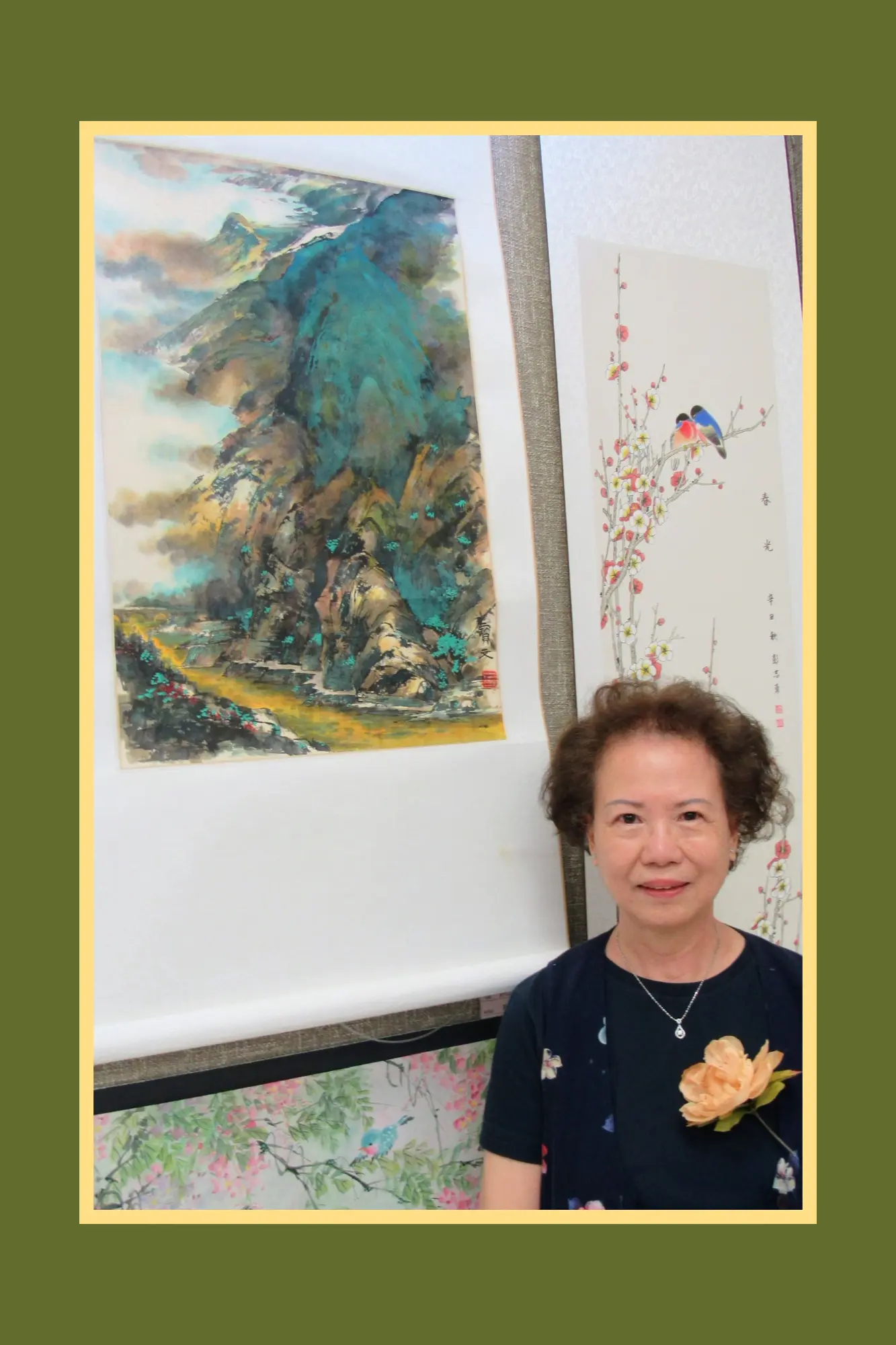 OCAA_Canada_Day_art_exhibition_2025_Miss_Chan_&_her_artwork
