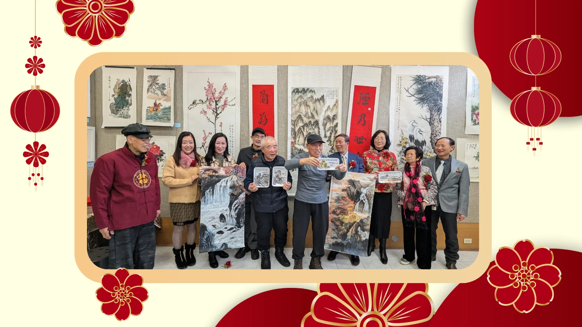 OCAA_Chinese_New_Year_2026_art_exhibition_&_Spring_gathering_members_present_artwork_with_rep.