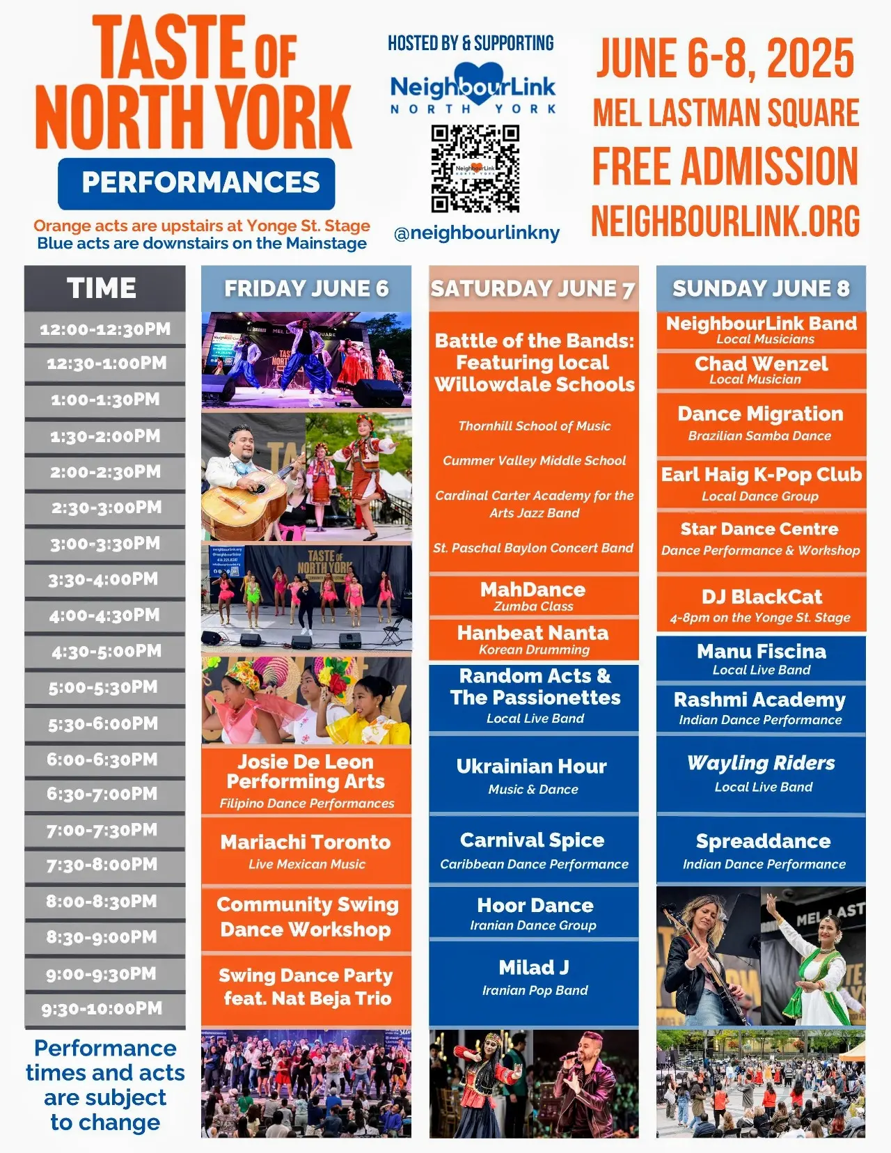 Community_event_Summer_2025_Taste_Of_North_York_performance_roaster