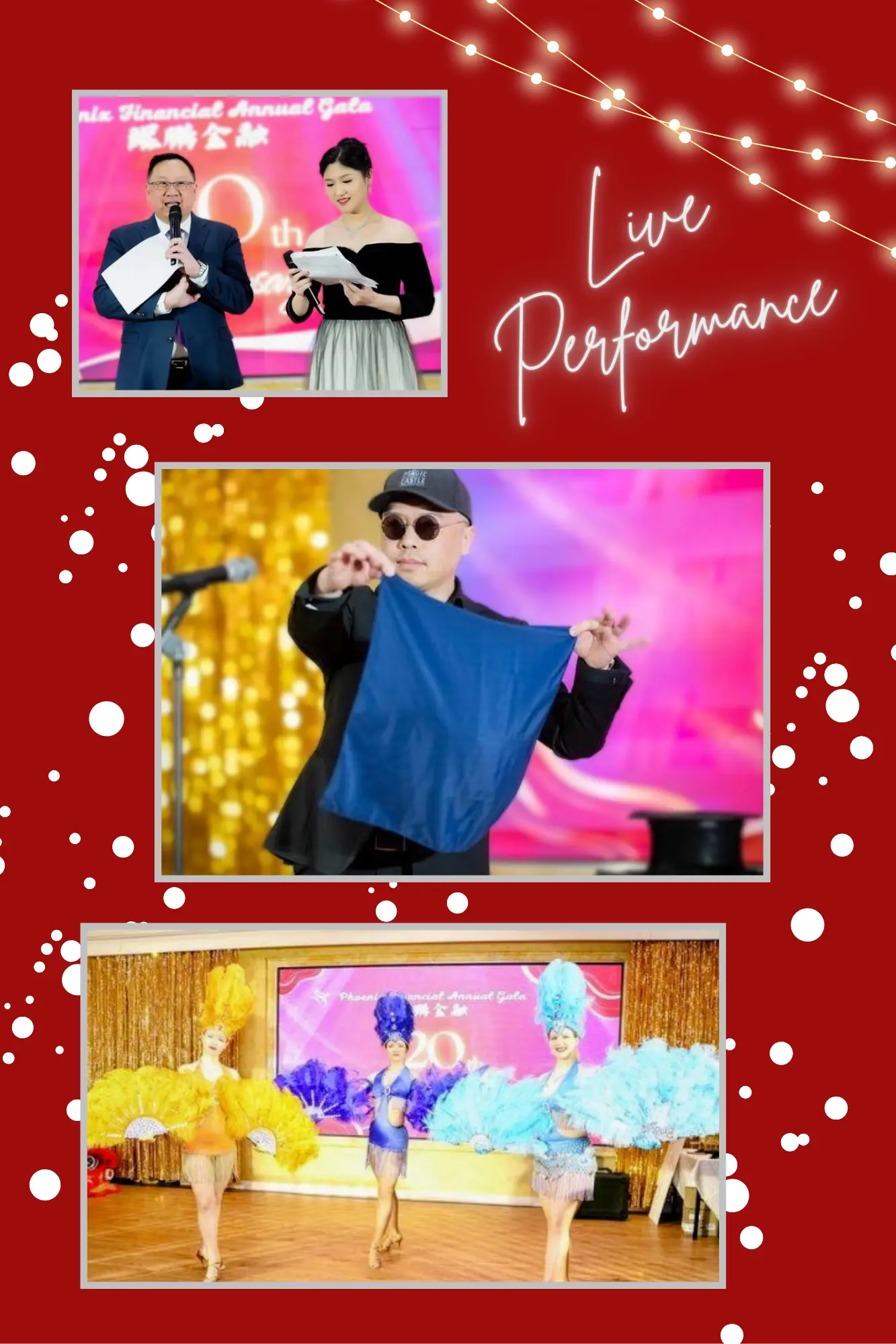 Phoneix_Financial_20th_anniversary_gala_live_performance_M.C._&_magic_show_&_Las Vegas Dance