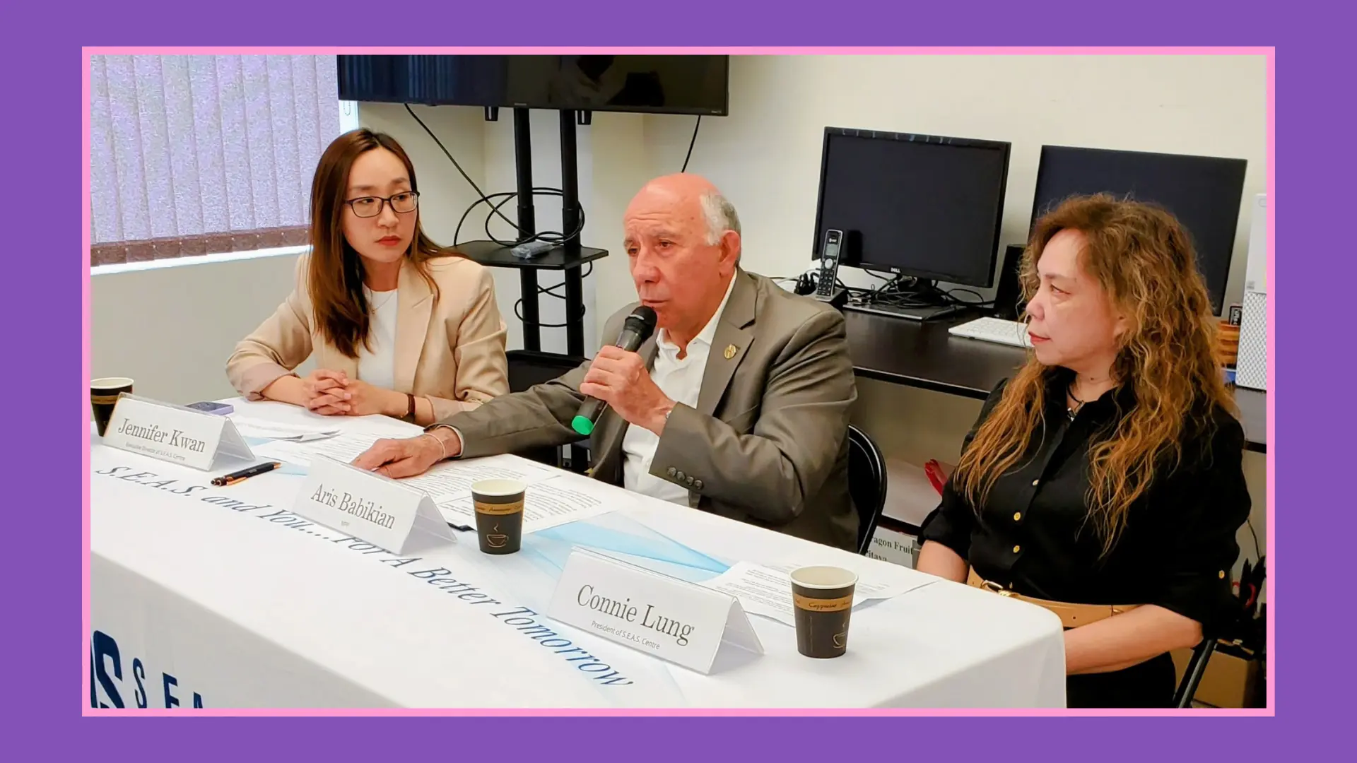 SEAS_Centre_Glass_soundproof_counseling_room_launch_rep._&_guest_MPP_Aris_Babikian