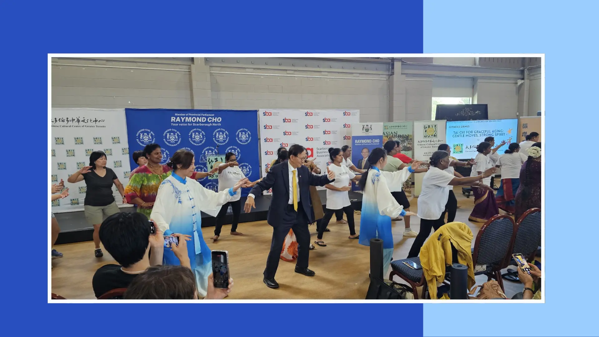Scarborough_Seniors_Lifestyle_&_Resource_Expo_Raymond_Cho_dance_with_the_participants