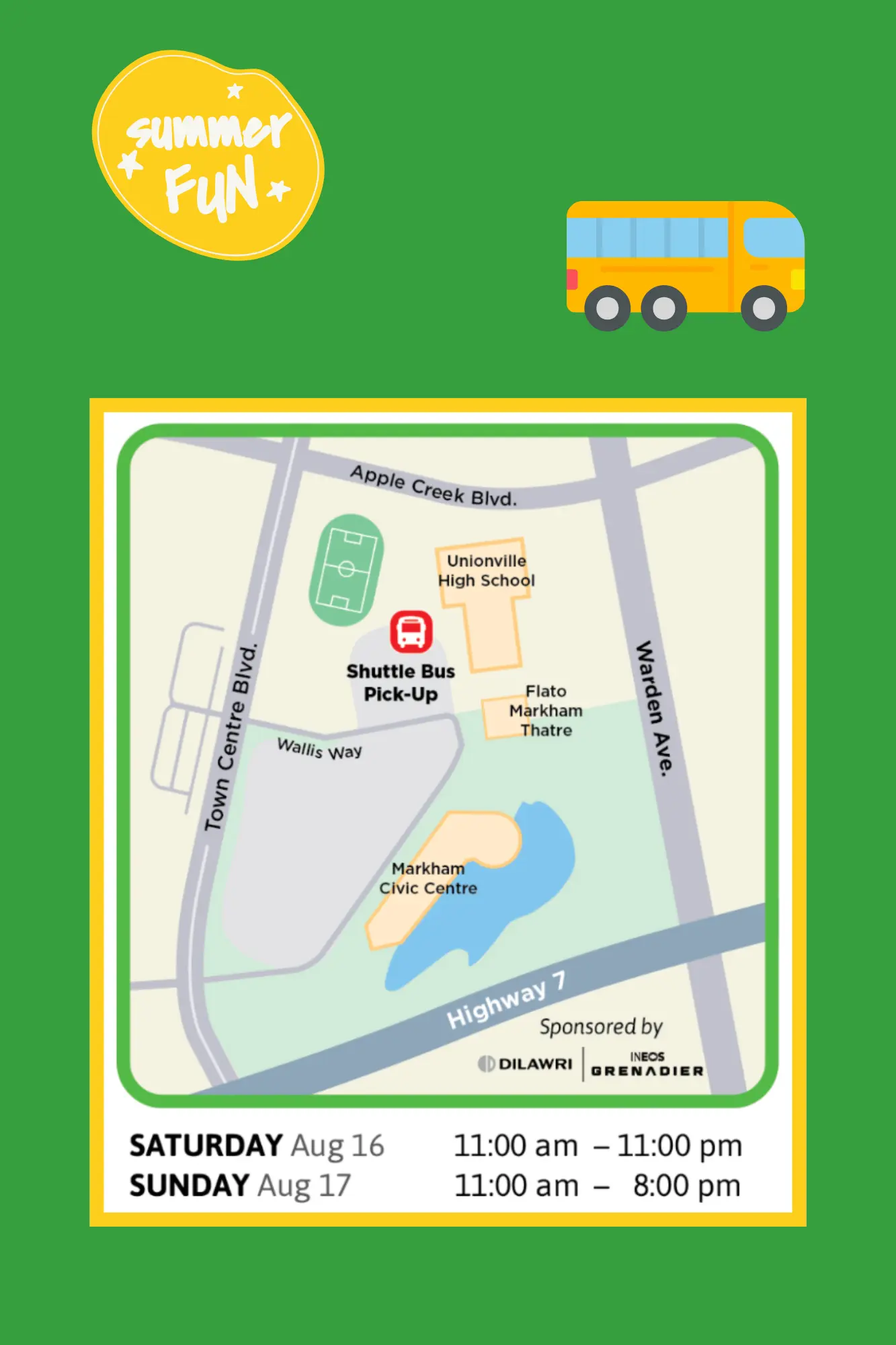 Summer_Fun_activities_#10_Markham_Jazz_Festival_shuttle_bus_service_pick_up_map