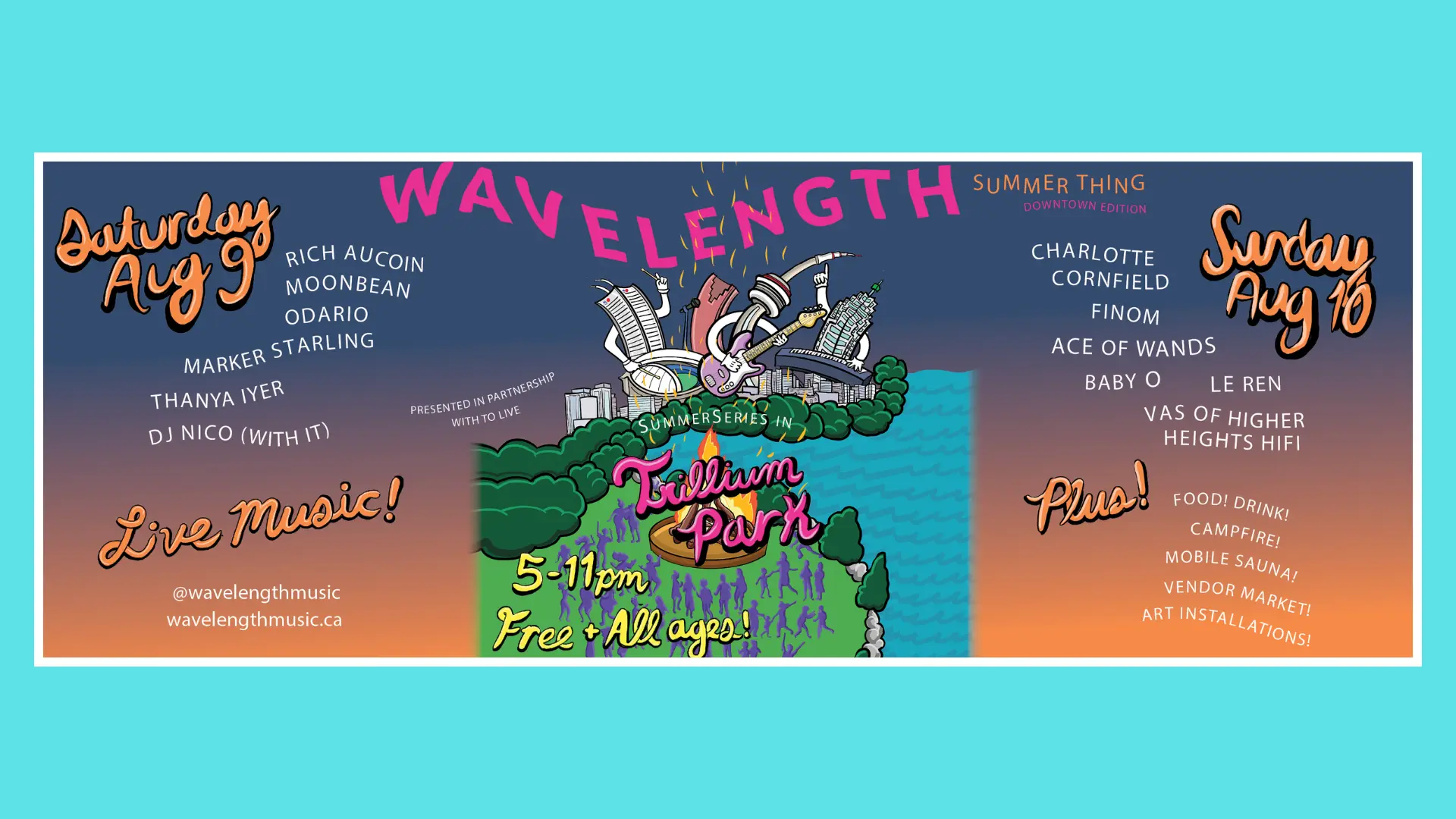Summer_Fun_activities_#9_Wavelength_Summer_Thing_2025_Toronto_edition_poster