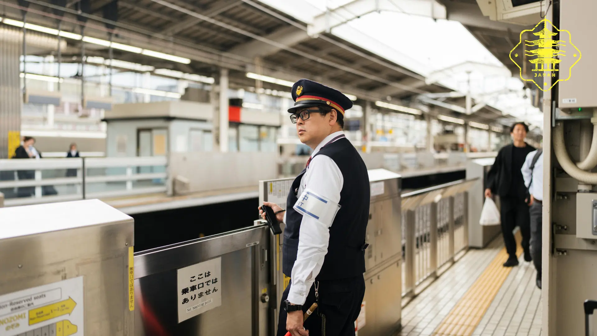 Travel_Japan_guide_transportation_system_staff_on_duty