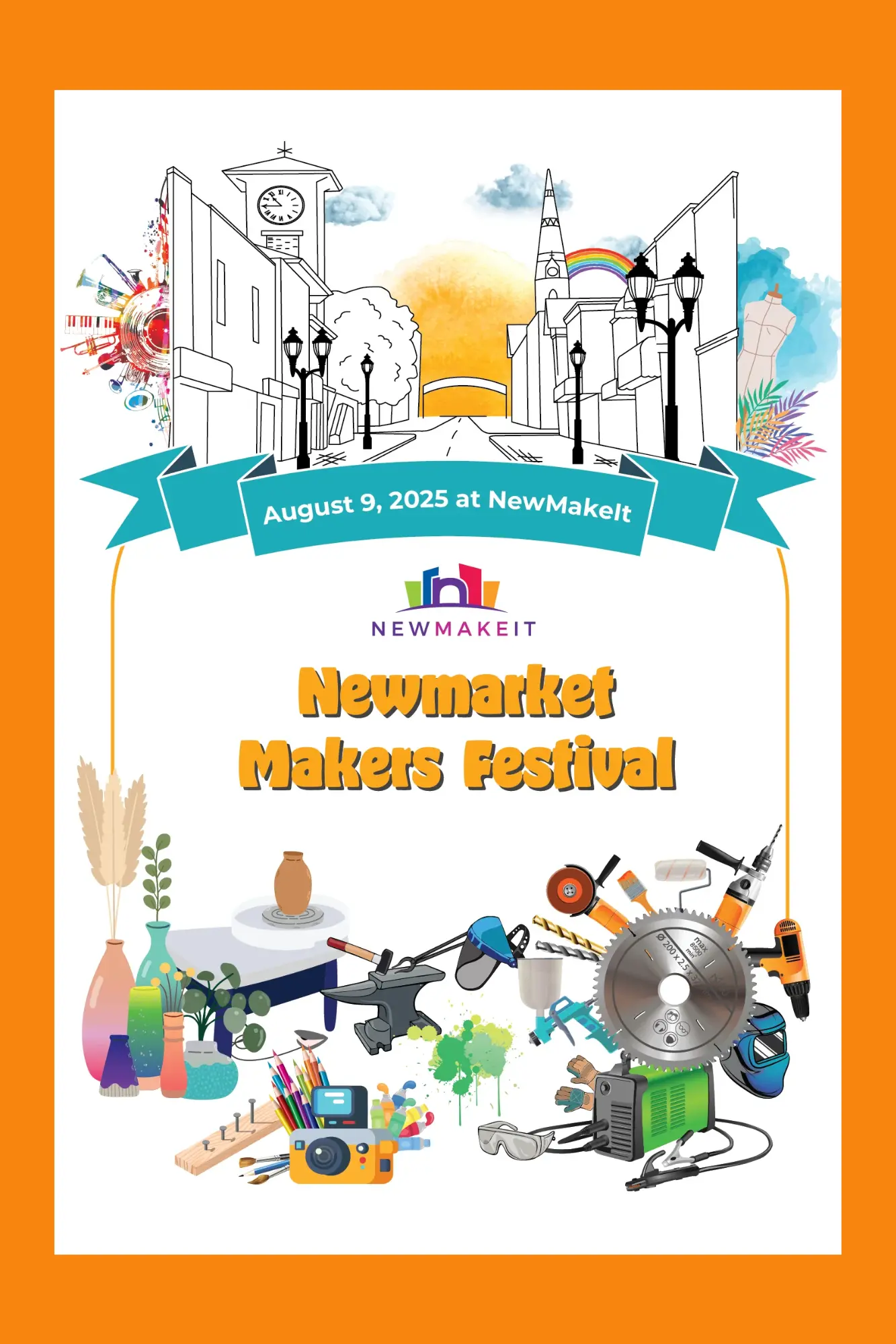 Summer_fun_activities_#9_York_Region_Newmarket_Makers_Festival_poster