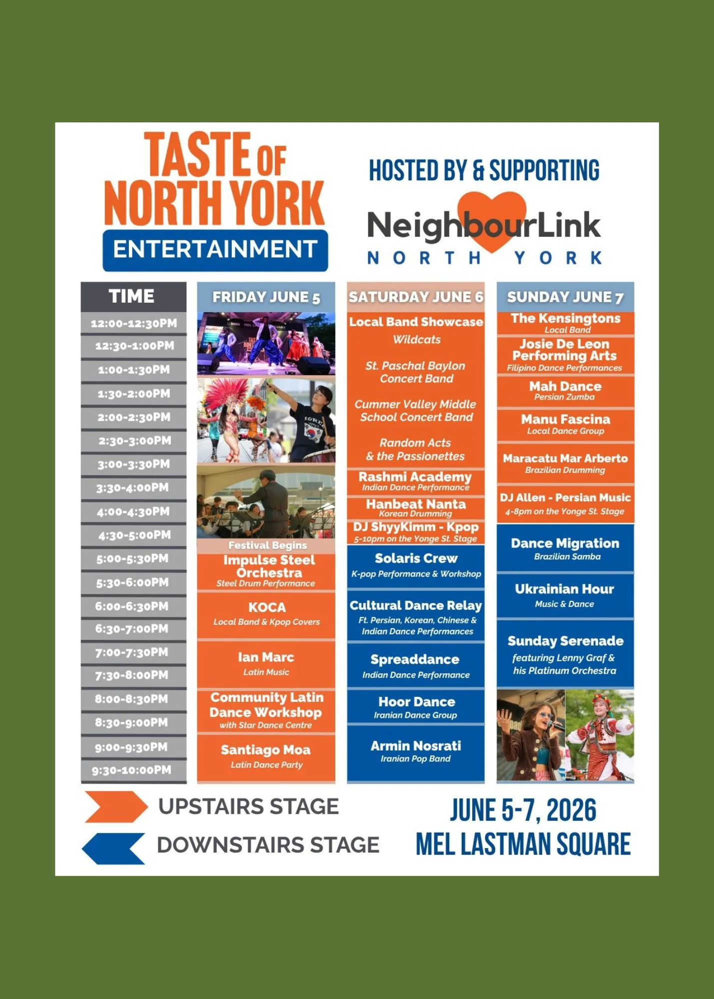 Weekend_fun_activities_#3_Taste_of_North_York_Community_&_Food_Festival_performance_program