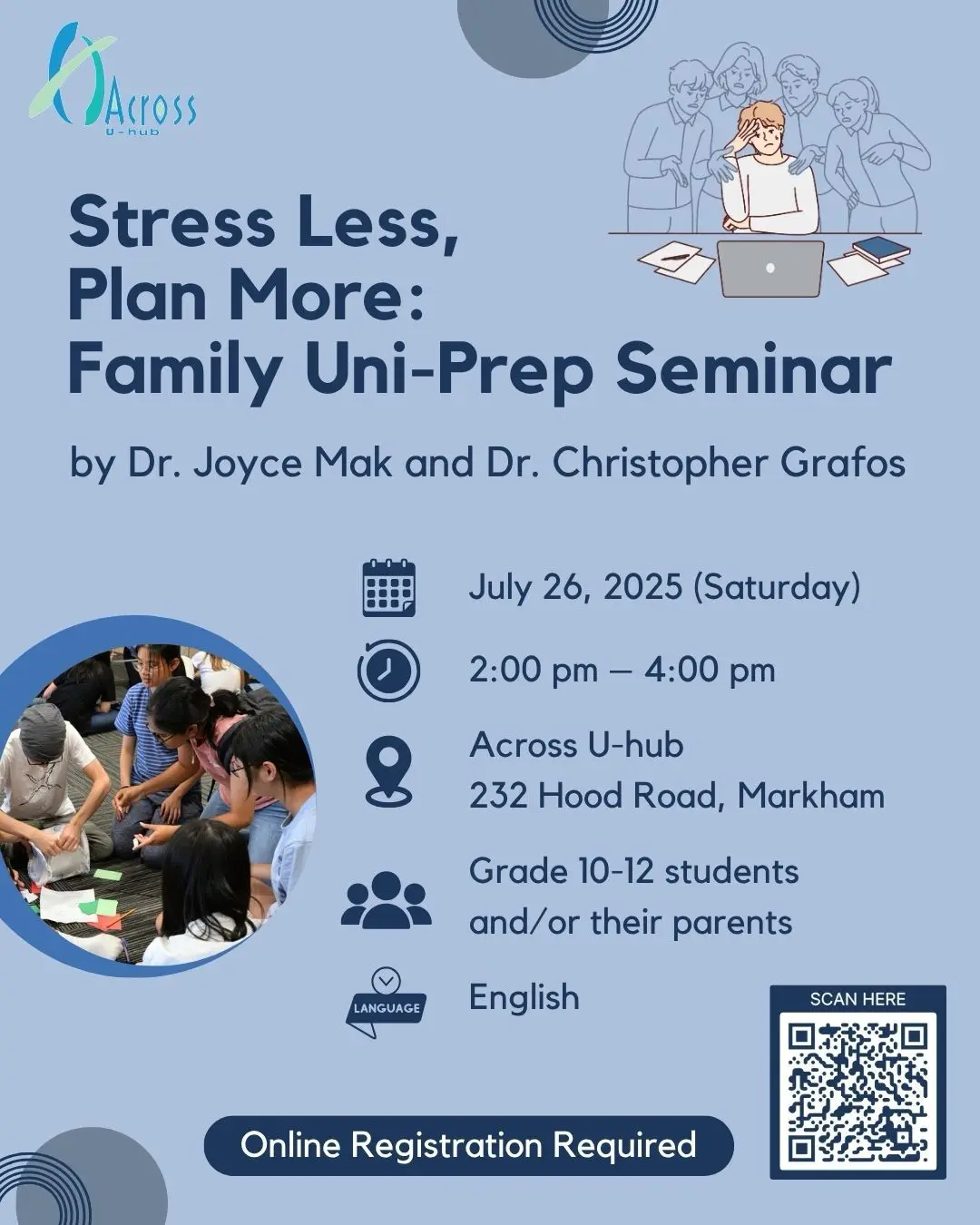 ACROSS_U_HUB_Stress_less_Plan_more_family_Uni_prep_seminar_poster